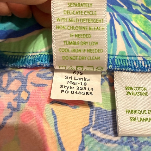 Lilly Pulitzer Ocean View Board Shorts Women’s Size L - Picture 9 of 9